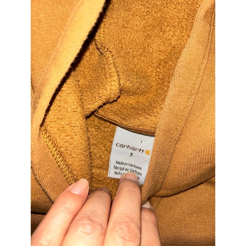 7 Carhartt wheat hoodie